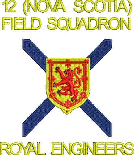 12 FD SQN Embroidered Polo shirt
